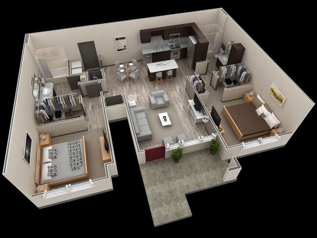 Unit 1038 1018 floor plan
